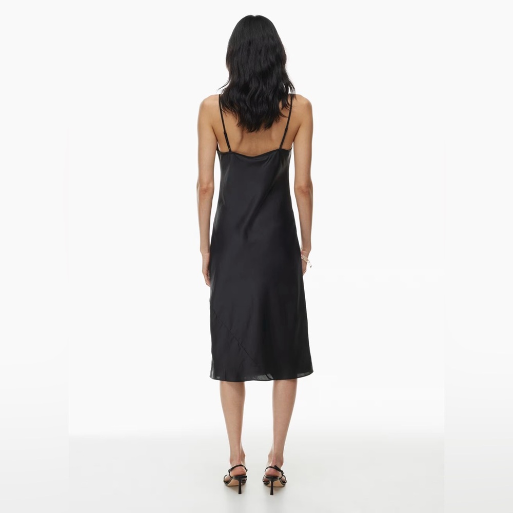 Aritzia Wilfred Only Slip Satin Midi Dress - Picture 5 of 9